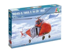 Maquette hélicoptère : HO4S-3 - HAS.7 - H-19 - Italeri