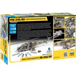 Maquette hélicoptère : Mil Mi-24V/VP - Zvezda