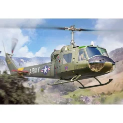 Maquette Hélicoptère : UH-1B Huey in 1:35 - Trumpeter