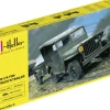 Maquette Jeep Willys Overland et remorque : 1/35 - sans marque EA
