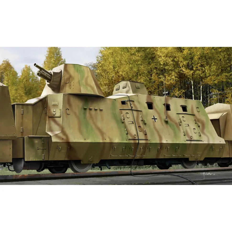 Maquette locomotive canon : Geschutzwagen - Hobby Boss