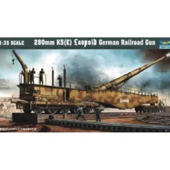 Maquette militaire : Canon sur rails Leopold 280mm K5 (E) - Trumpeter