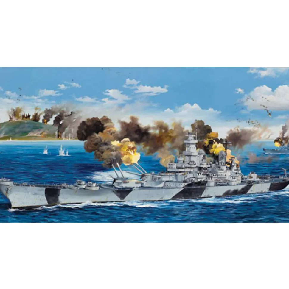 Maquette Navire : Cuirassé USS BB-61 "IOWA" 1944 - Trumpeter