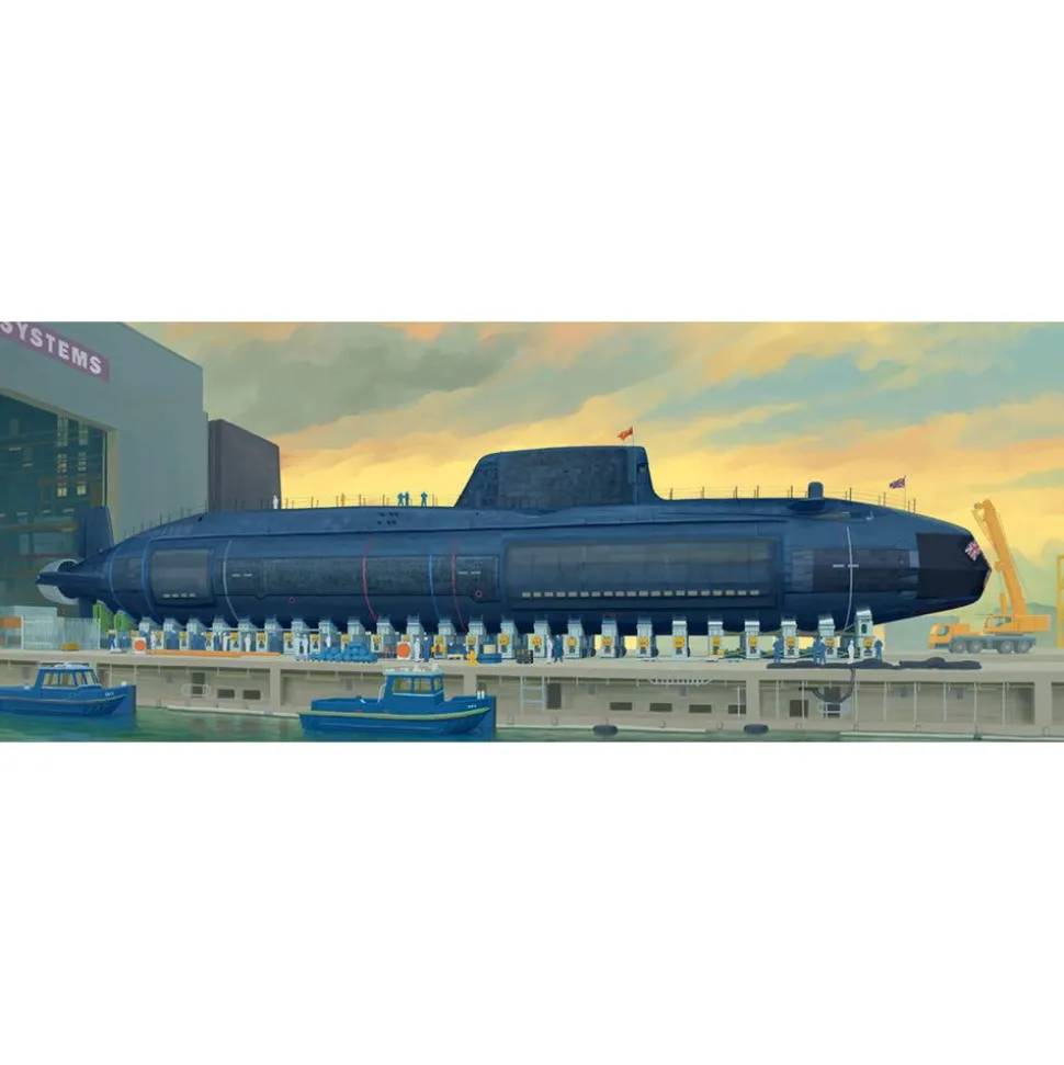 Maquette sous-marin : HMS Astute - Trumpeter