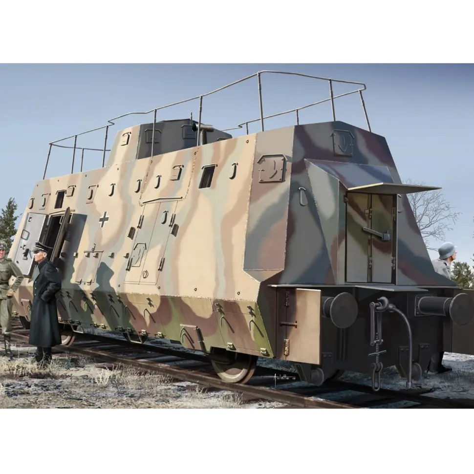 Maquette train : wagon commando : German Kommandowagen of BP-42 - Hobby Boss