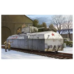 Maquette train blindé : Soviet Draisine "Krasnaja Zvezda" - Hobby Boss