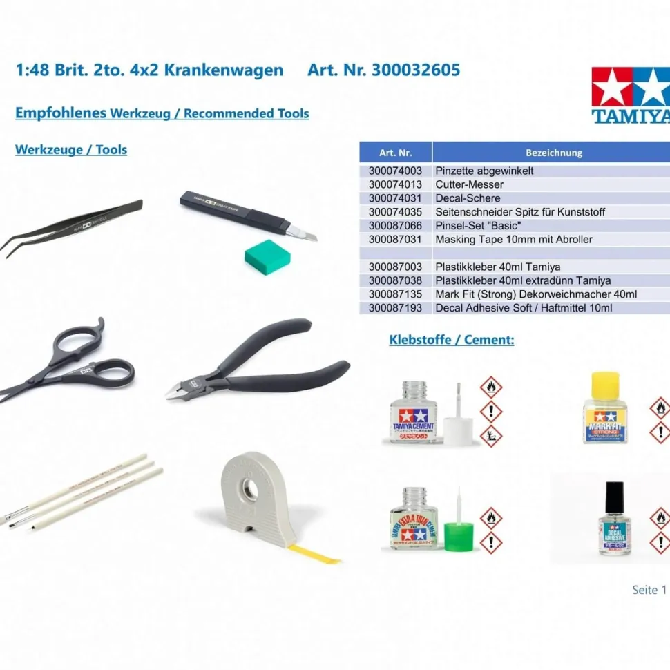Maquette vehicule militaire : British 2to. 4x2 Ambulance - Tamiya