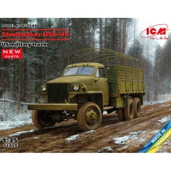 Maquette Vehicule Militaire : US6-U3 Studebaker - ICM