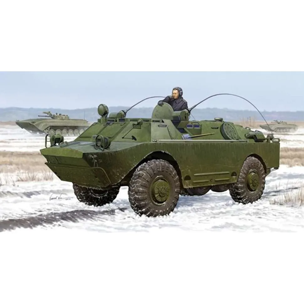 Maquette Véhicule blindé soviétique BRDM-2-2UM - Trumpeter