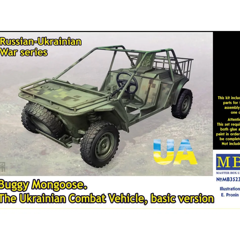Maquette véhicule combat ukrainien : Buggy Mongoose - Master Box