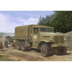 Maquette véhicule militaire : US White 666 Cargo (Soft Top) - Hobby Boss