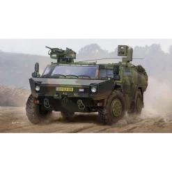 Maquette véhicule militaire : Véhicule blindé Allemand Fennek LGS - Version néerlandaise - Trumpeter