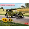 Maquette Véhicule Militaire : GAZ-A en service en Allemagne - ICM