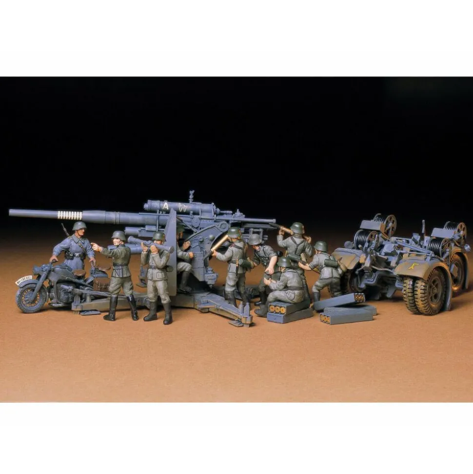 Maquette véhicule militaire : Canon FlaK 36/37 88mm - Tamiya