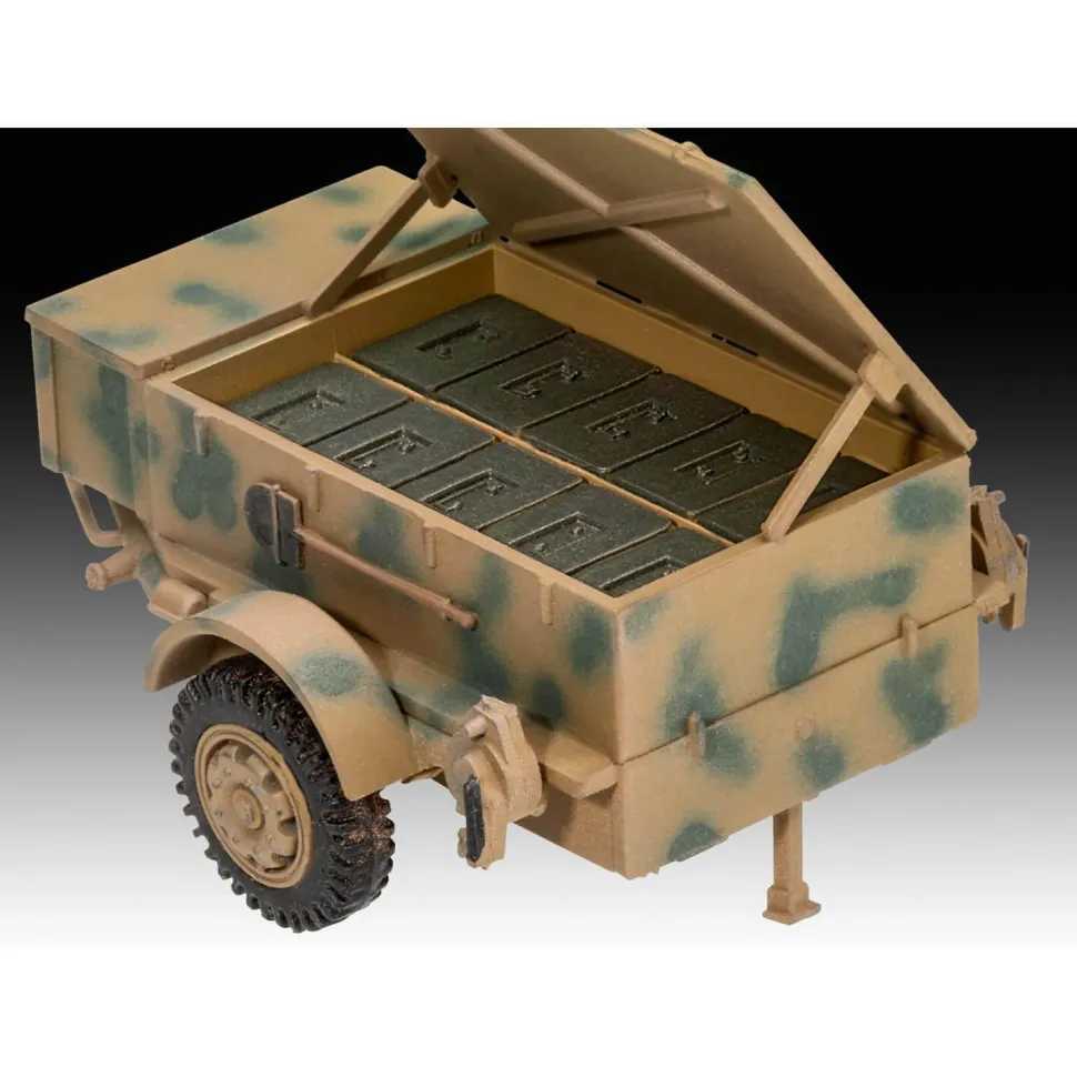 Maquette véhicule militaire :sWS mit Flak-Aufbau als Sfl. mit 3,7cm Flak 43 - Revell