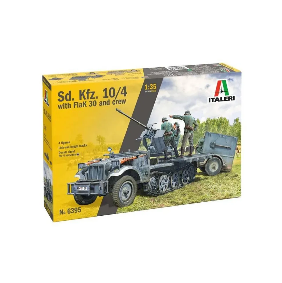 Maquette véhicule militaire Sd.Kfz.10/4 Flak 30 - 1/35 - Italeri