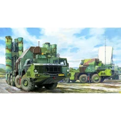 Maquette véhicule militaire : 48N6E de 5P85S TEL S-300PMU SA-10 GRUMBLE - Trumpeter