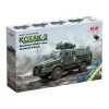 Maquette véhicule militaire : Kozak-2, Véhicule blindé ukrainien de classe MRAP - ICM