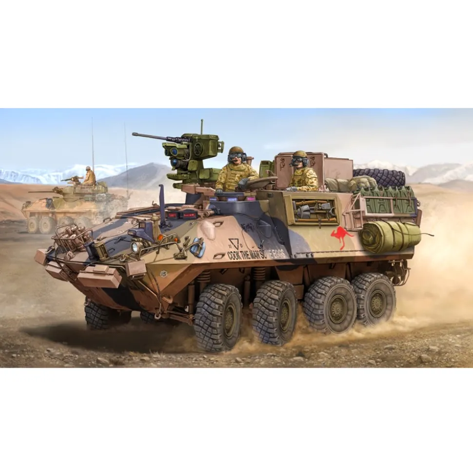 Maquette véhicule militaire : ASLAV-PC Phase 3 - Trumpeter