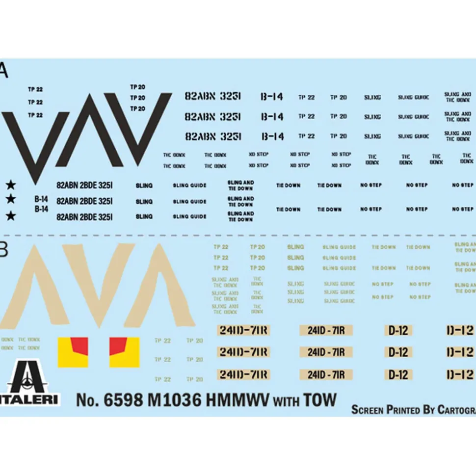 Maquette véhicule militaire : HMMWV M1036 Blindé de remorquage - Italeri