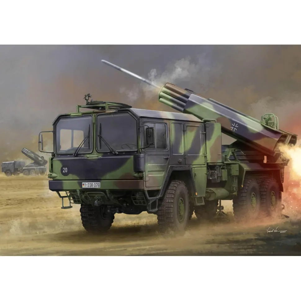 Maquette Véhicule militaire : camion LKW 7t mil gl LARS2 - Hobby Boss