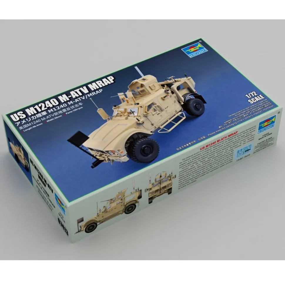Maquette véhicule militaire : US M1240 M-ATV MRAP - Trumpeter