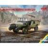 Maquette Véhicule militaire : Laffly V15T with Hotchkiss machine gun - ICM