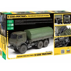 Maquette véhicule militaire : Camion Kamaz 3 essieux - Zvezda