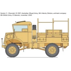 Maquette Véhicule Militaire : Chevrolet 15 CWT - Italeri