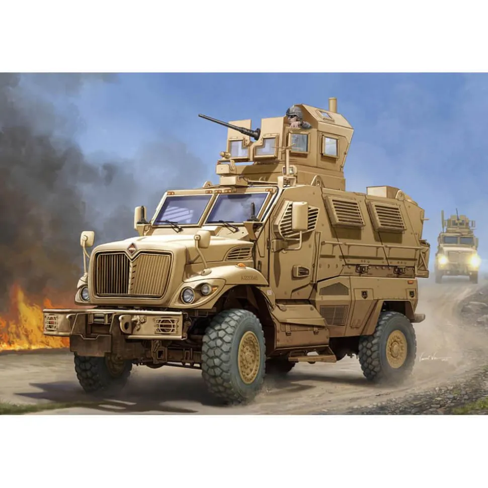 Maquette véhicule militaire : US Mauxxpro MRAP - Trumpeter
