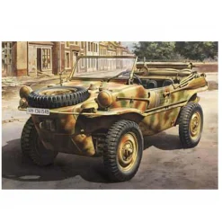 Maquette véhicule militaire : Schwimmwagen Type 166 - Tamiya