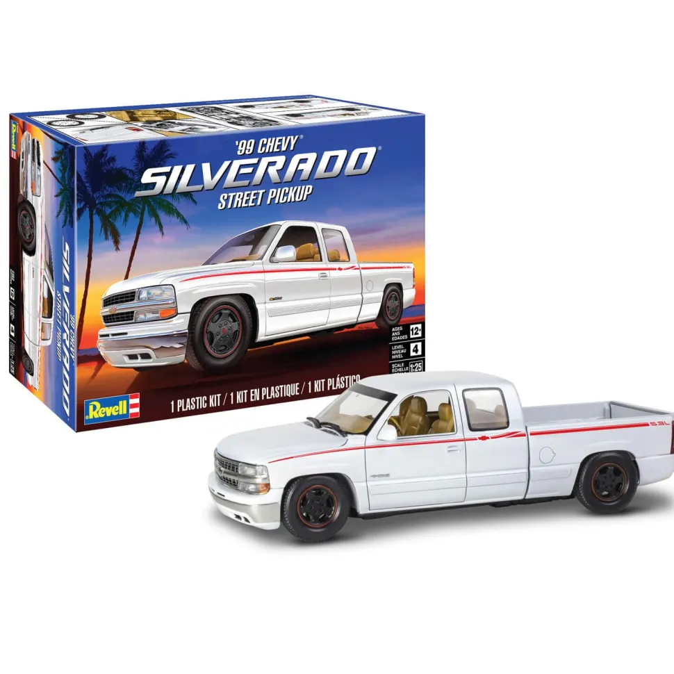 Maquette voiture : 1999 Pickup Chevy Silverado Custom - Revell