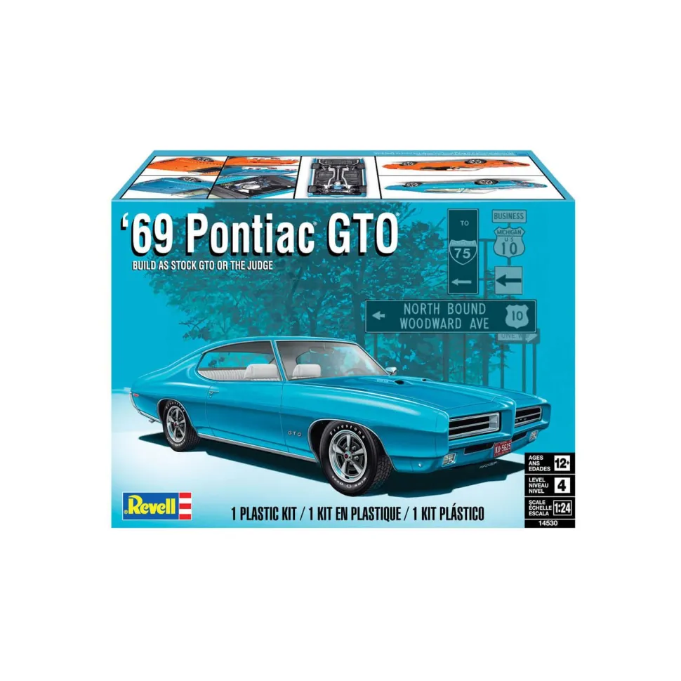 Maquette voiture : 69 Pontiac GTO The Judge 2N1 - Revell
