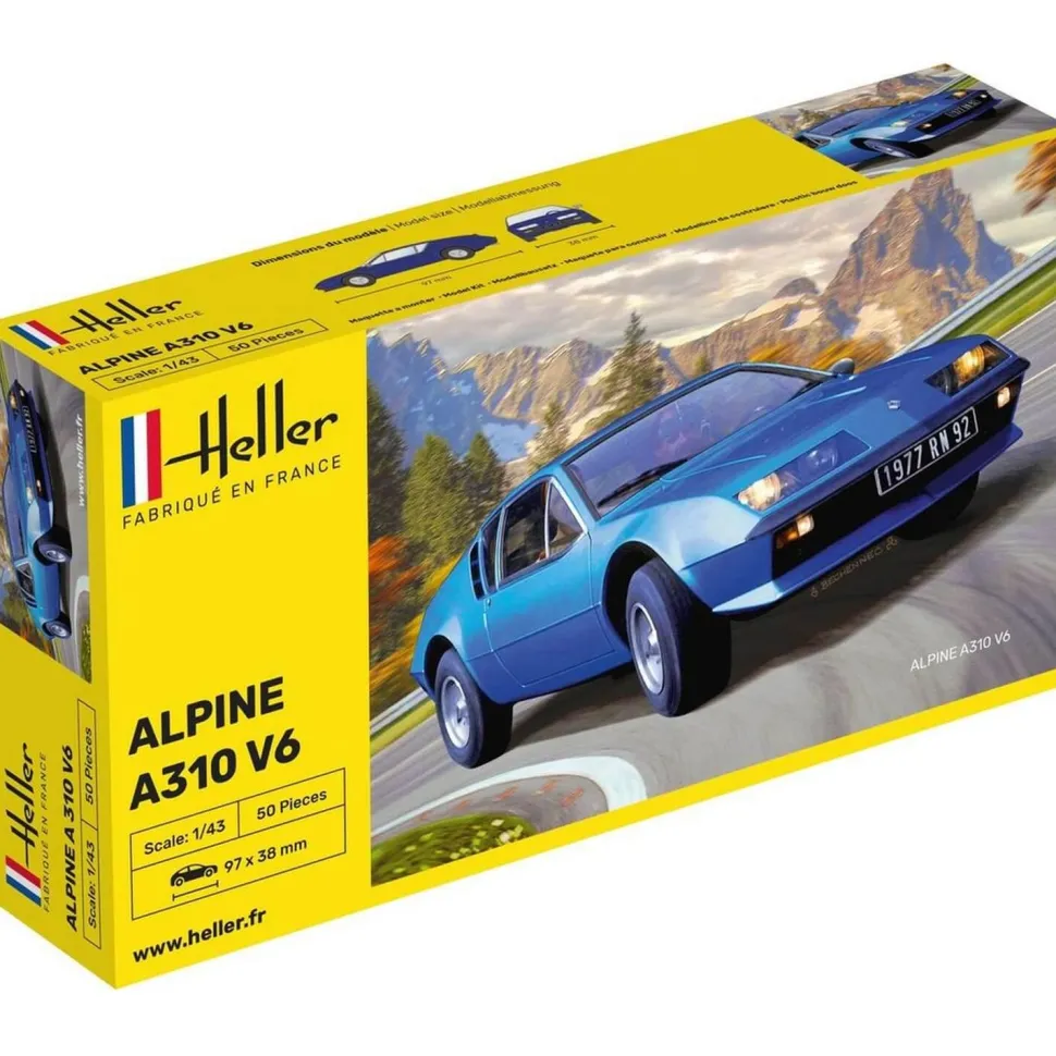 Maquette voiture : Alpine A310 - Heller