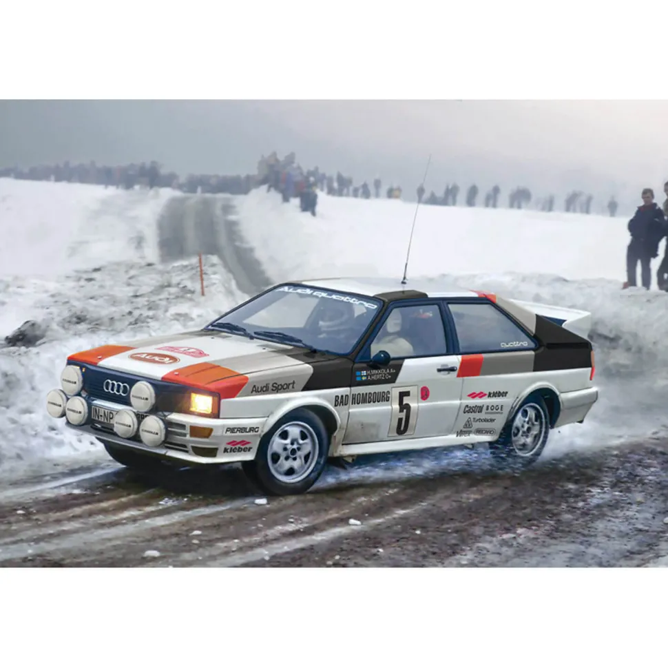 Maquette voiture : Audi Quattro Rally - Italeri
