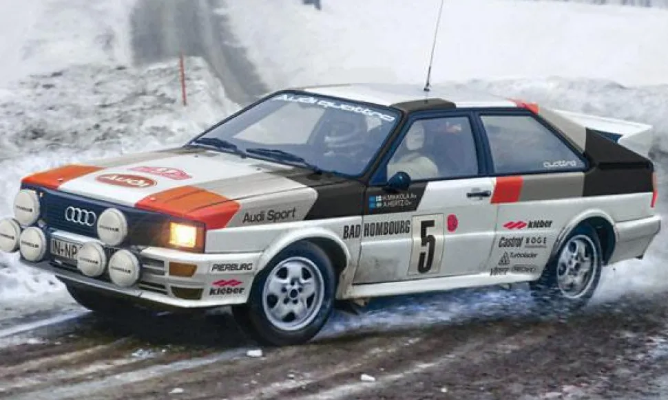 Maquette voiture : Audi Quattro Rally - Italeri