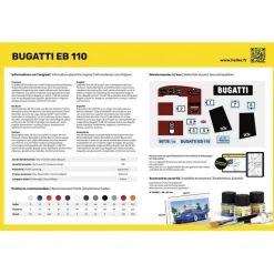 Maquette voiture : Bugatti Eb 110 - Heller