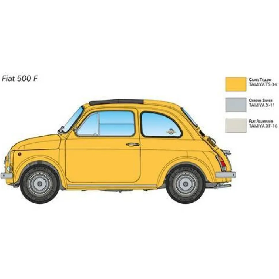 Maquette Voiture : Fiat 500 F - Italeri