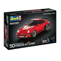 Maquette voiture : Gift Set Porsche 911 Turbo 50th Anniversary - Revell