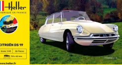 Maquette voiture : Kit : Citroën DS 19 - Heller