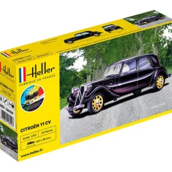 Maquette voiture : Kit : Citroën 11 CV - Heller