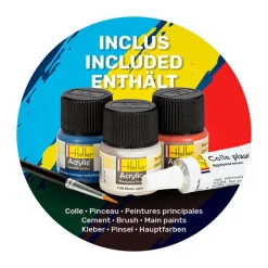 Maquette voiture : Kit : Renault 4 CV - Heller