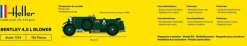 Maquette voiture : Kit complet : Bentley 4,5 L Blower - Heller