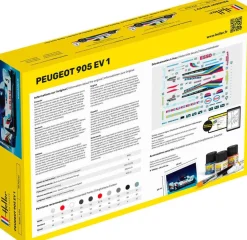 Maquette voiture : Kit complet : Peugeot 905 EV 1 Bis - Heller