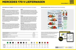 Maquette voiture : Mercedes 170 V Lieferwagen - Heller