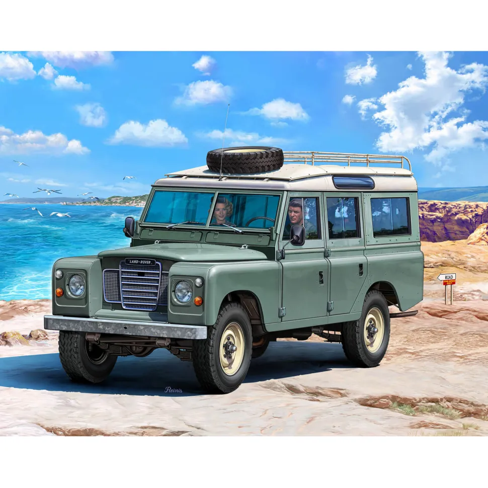 Maquette voiture : Model Set : Land Rover Series III - Revell
