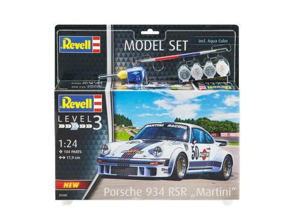 Maquette voiture : Model Set : Porsche 934 RSR Martini - Revell