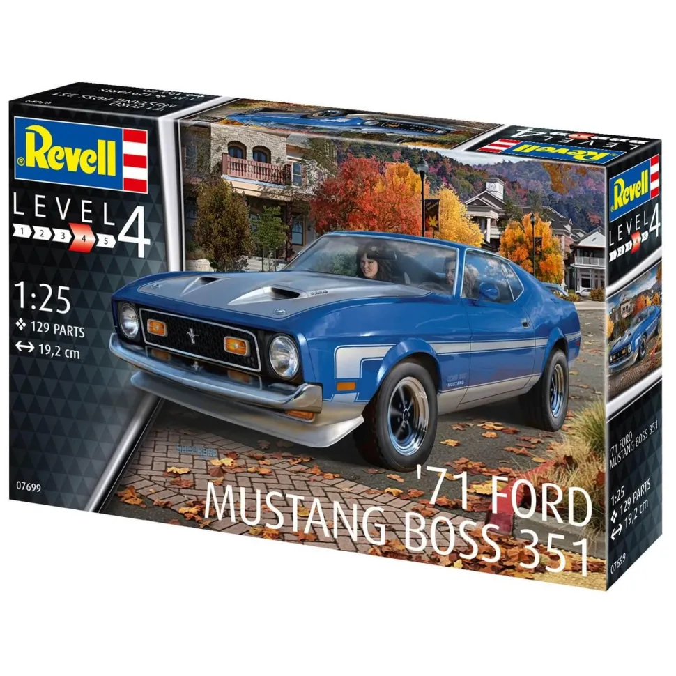 Maquette voiture : Mustang Boss 351 de 1971 - Revell