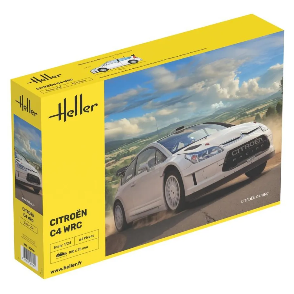 Maquette voiture 60 pièces : Citroën C4 WRC '10 - Heller