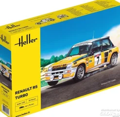 Maquette voiture : Renault 5 Turbo orange - Heller